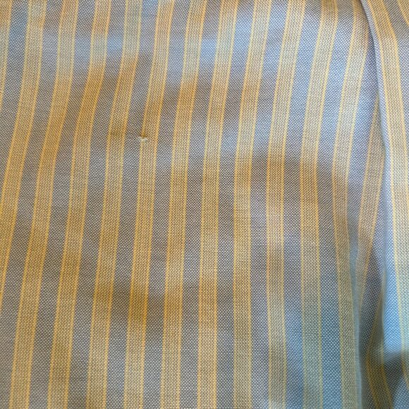 Vintage McGregor Scotset Pastel Striped Box Button Up Tee S - Picture 2 of 6
